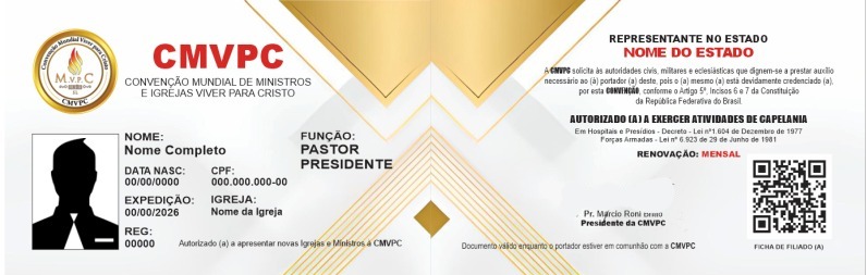 Credencial de Pastor